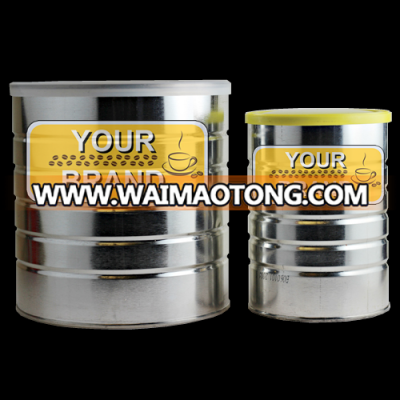 Private Label/OEM Instant Coffee Manufacturers ( Tins in Your Brand Name )