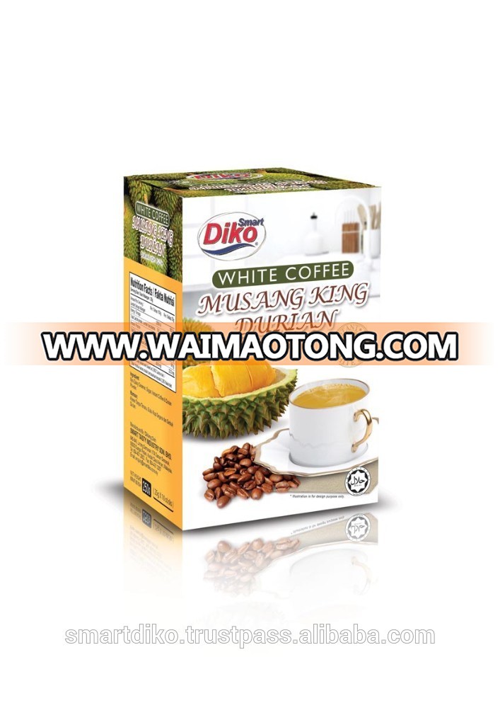 3in1 White Coffee Durian Flavour, Smart Diko Brand